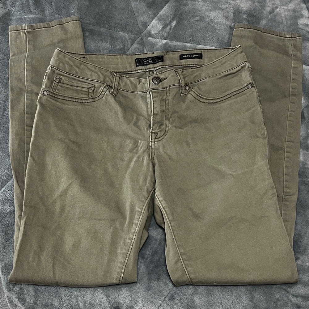 Jessica Simpson Olive Green Skinny Jeans